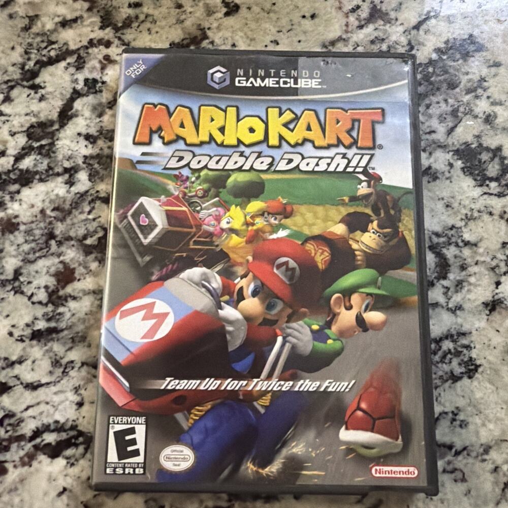 Mario Kart: Double Dash!! (Nintendo GameCube, 2003) w/ Case No Manual